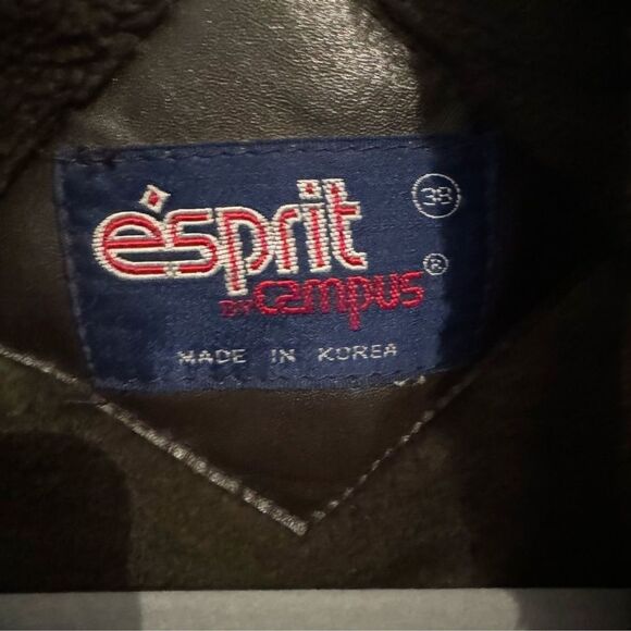 Vintage Men’s Esprit by Campus Faux Leather Jacket Size 38 (XS-S) - Picture 5 of 11
